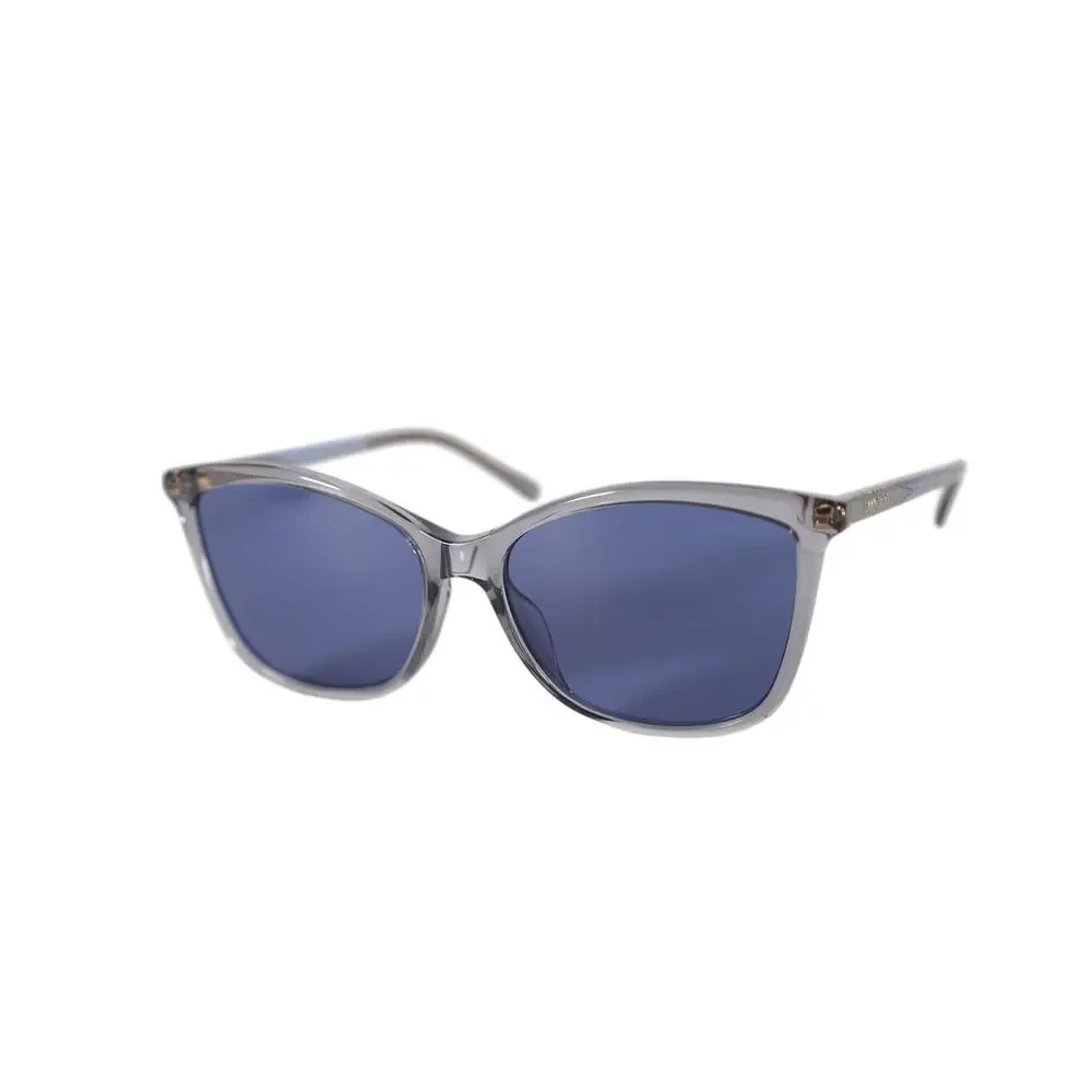 Jimmy Choo Cat Eye Women's Designer Sunglasses - Transparent Grey / Blue - NWT